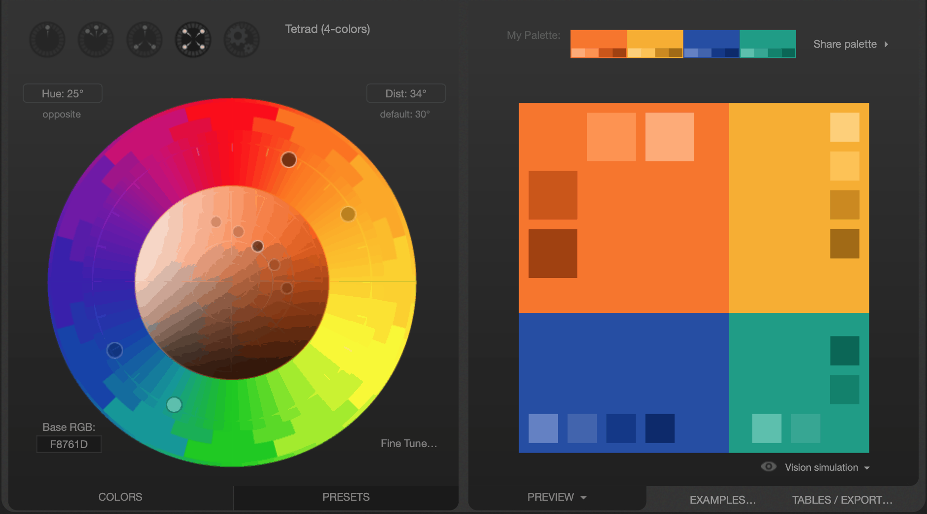 Web/app hỗ trợ lên ý tưởng bảng màu decor nhà 5