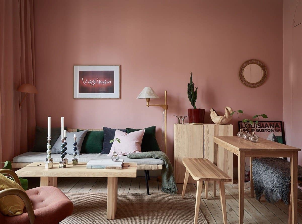 50 ý tưởng phòng phối màu hồng mang đến không gian sống nhẹ nhàng 22