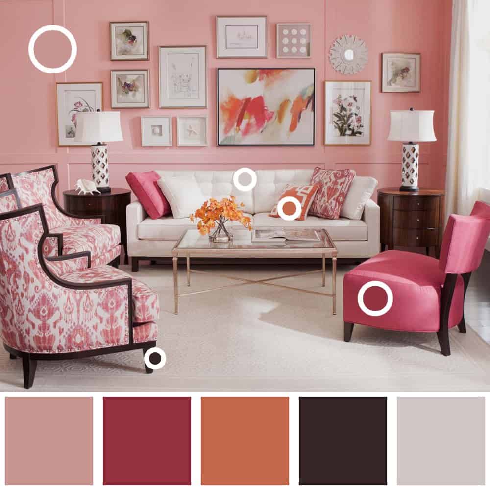 50 ý tưởng phòng phối màu hồng mang đến không gian sống nhẹ nhàng 5