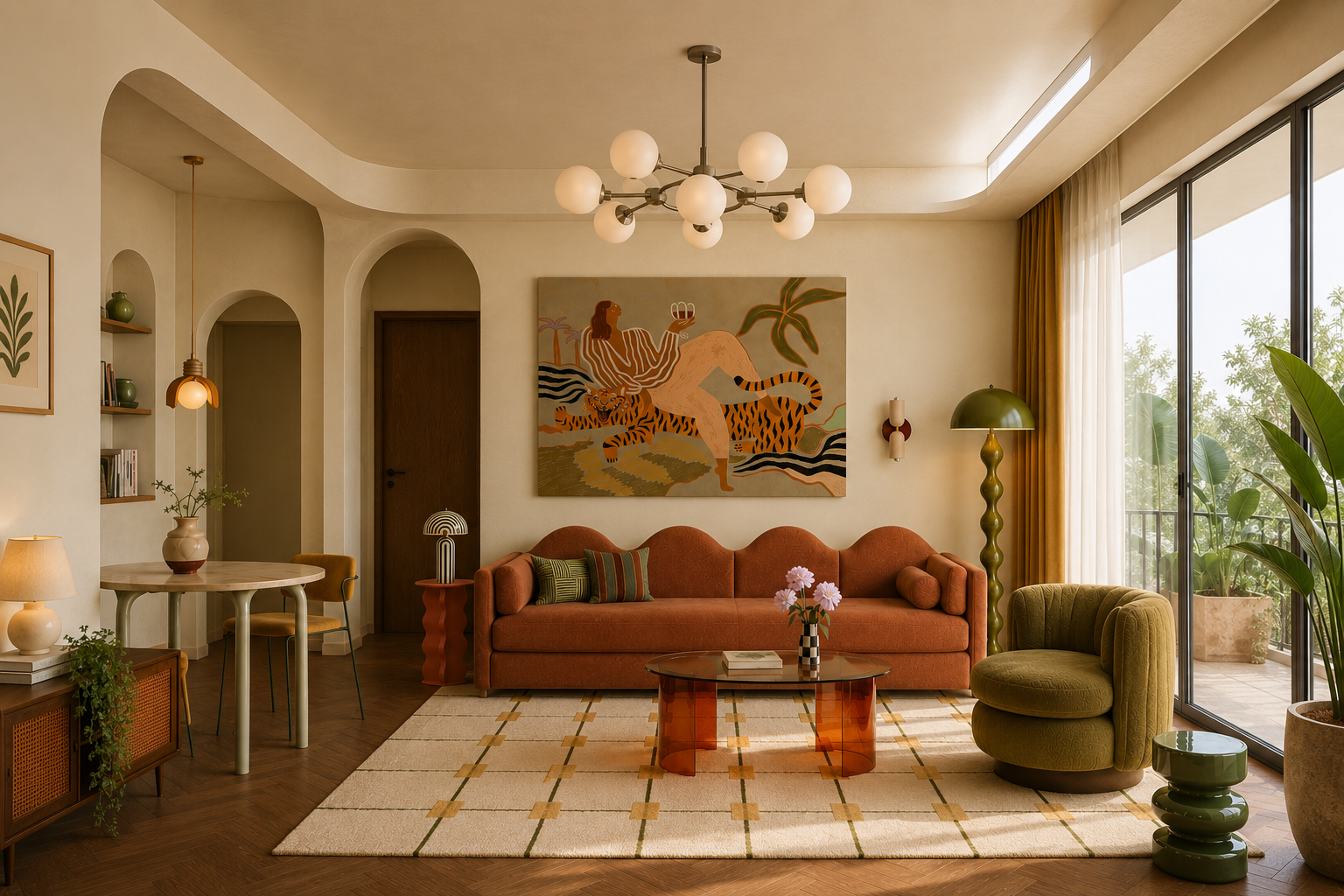 Private home curated by Fika Decor